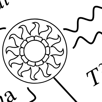 On the wall: Kepler’s 1st law — the star, the ellipse & the planet