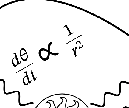 On the wall: Kepler’s 2nd law