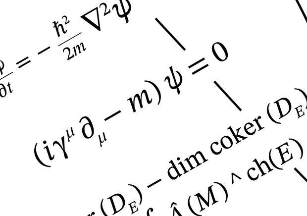 On the wall: The Dirac equation