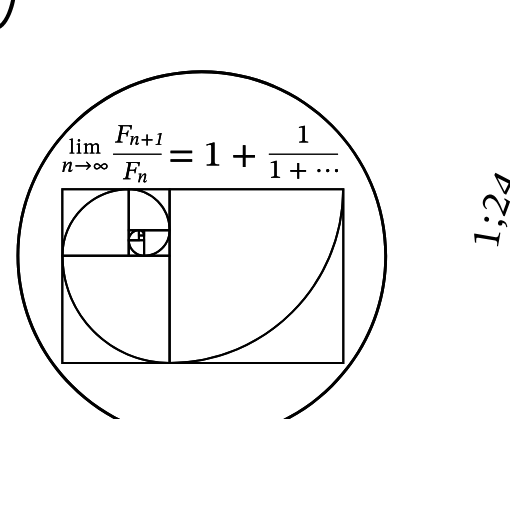 On the wall: The golden ratio